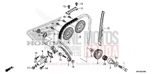 CHAINE A CAMES/TENDEUR CBR1000SPN de 2022